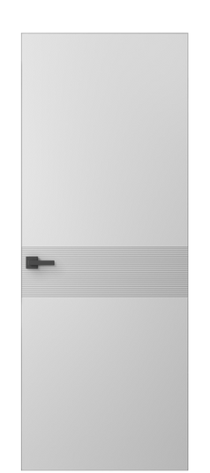 Дверь межкомнатная 8041 ГРН. Цвет Грунт под покраску. Материал Грунт под покраску. Коллекция Linea. Картинка.