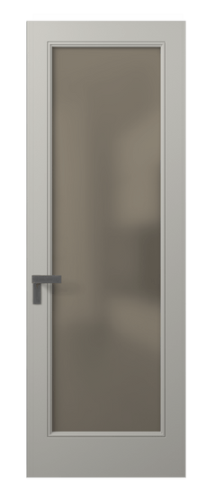 Дверь межкомнатная 8300 МТСР БР САТ. Цвет Матовый тёплый серый. Материал Гладкая эмаль. Коллекция Rocca. Картинка.
