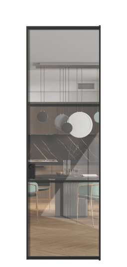 Межкомнатная дверь АЛПЛ040.03 ЧРН Алюминий Черный Stopsol Clear прозрачное. Цвет Алюминий Черный. Материал Алюминий. Коллекция Formato. Фото. Дверь межкомнатная АЛПЛ040.03 ЧРН Алюминий Черный Stopsol Clear прозрачное. Цвет Алюминий Черный. Материал Алюминий. Коллекция Formato. Картинка.