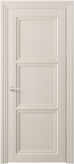 Дверь межкомнатная 2503 ПЭПБ. Цвет ПЭТ пудровый бежевый. Материал ПЭТ. Коллекция Центро. Картинка.