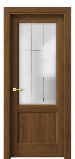 Межкомнатная дверь 1422 ЛОР Cатинированное стекло лофт. Цвет Лесной орех. Материал Ламинатин. Коллекция Галант. Фото. Дверь межкомнатная 1422 ЛОР Cатинированное стекло лофт. Цвет Лесной орех. Материал Ламинатин. Коллекция Галант. Картинка.