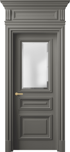 Дверь межкомнатная 7304 БКЛС САТ-Ф. Цвет Бук классический серый. Материал Массив бука эмаль. Коллекция Antique. Картинка.