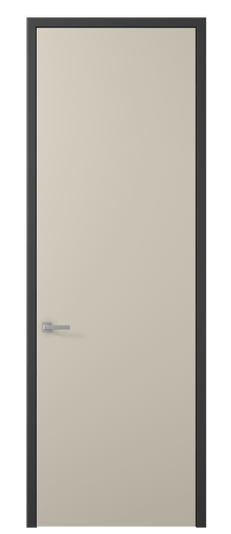 Дверь межкомнатная 0010 ПЭСБ. Цвет ПЭТ светло-бежевый. Материал ПЭТ. Коллекция Planum. Картинка.