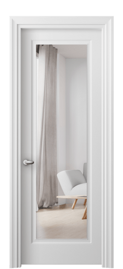 Межкомнатная дверь 8503 МБЛ ЗЕР. Цвет Матовый белоснежный. Материал Гладкая эмаль. Коллекция Esse. Фото. Дверь межкомнатная 8503 МБЛ ЗЕР. Цвет Матовый белоснежный. Материал Гладкая эмаль. Коллекция Esse. Картинка.