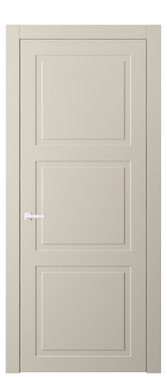 Дверь межкомнатная 8003 МБСР. Цвет Матовый бежево-серый. Материал Гладкая эмаль. Коллекция Neo Classic. Картинка.