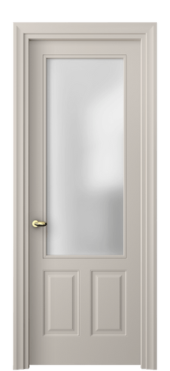 Дверь межкомнатная 8522 МСБЖ САТ. Цвет Матовый светло-бежевый. Материал Гладкая эмаль. Коллекция Esse. Картинка.