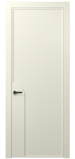 Дверь межкомнатная 8605 ММБ . Цвет Матовый молочно-белый. Материал Гладкая эмаль. Коллекция Frame. Картинка.