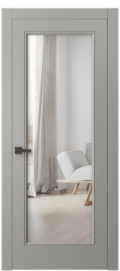 Межкомнатная дверь 8300 МНСР-ЗЕР. Цвет Матовый нейтральный серый. Материал Гладкая эмаль. Коллекция Linea. Фото. Дверь межкомнатная 8300 МНСР-ЗЕР. Цвет Матовый нейтральный серый. Материал Гладкая эмаль. Коллекция Linea. Картинка.