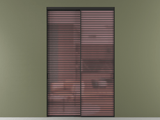 Перегородка Формато внутри проёма 2 створки