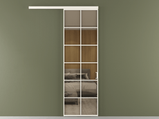 Перегородка Формато вдоль стены 1 створка