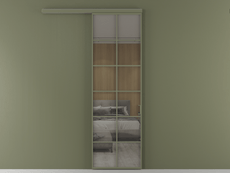 Перегородка Формато вдоль стены 1 створка