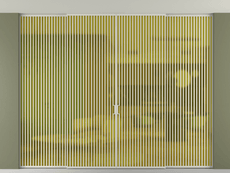 Перегородка Formato внутри проёма скрытое крепление в потолок 4 створки