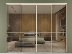 Перегородка Формато внутри проёма 4 створки