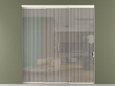 Перегородка Формато внутри проёма 3 створки с синхронным механизмом