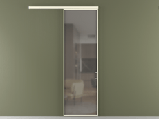 Перегородка Формато вдоль стены 1 створка