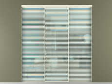 Перегородка Formato внутри проёма 3 створки