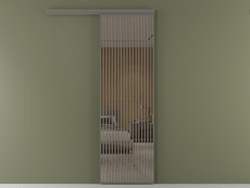 Перегородка Формато вдоль стены 1 створка