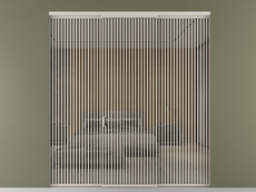 Перегородка Формато внутри проёма 3 створки