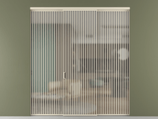 Перегородка Формато внутри проёма 3 створки