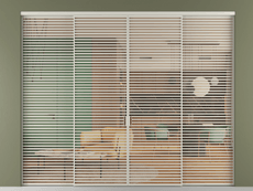 Перегородка Formato внутри проёма 4 створки