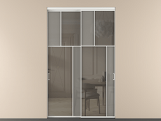 Перегородка Мозаик внутри проёма 2 створки