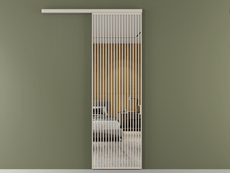 Перегородка Formato вдоль стены 1 створка