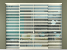 Перегородка Formato внутри проёма 4 створки