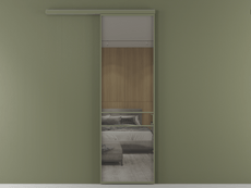 Перегородка Формато вдоль стены 1 створка