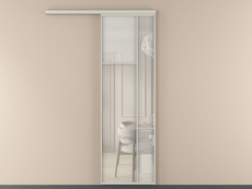 Перегородка Mosaic вдоль стены 1 створка