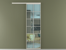 Перегородка Формато вдоль стены 1 створка