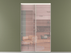 Перегородка Формато внутри проёма 2 створки