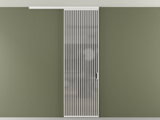 Перегородка Формато вдоль стены на потолок 1 створка