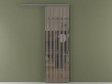 Перегородка Формато вдоль стены 1 створка