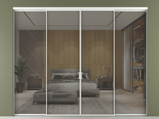 Перегородка Формато внутри проёма 4 створки