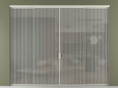 Перегородка Формато внутри проёма 4 створки