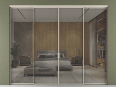 Перегородка Формато внутри проёма 4 створки