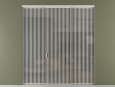 Перегородка Формато внутри проёма 3 створки