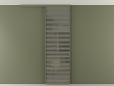 Перегородка Формато вдоль стены на потолок 1 створка