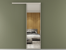 Перегородка Формато вдоль стены 1 створка