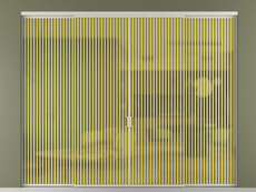 Перегородка Formato внутри проёма 4 створки