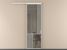 Перегородка Мозаик вдоль стены 1 створка