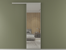 Перегородка Formato вдоль стены 1 створка