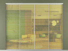 Перегородка Formato внутри проёма 4 створки