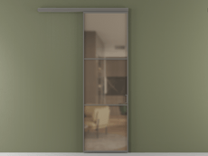 Перегородка Formato вдоль стены 1 створка