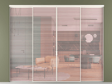 Перегородка Формато внутри проёма 4 створки