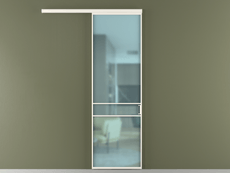 Перегородка Formato вдоль стены 1 створка