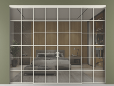 Перегородка Формато внутри проёма 4 створки