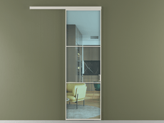 Перегородка Формато вдоль стены 1 створка