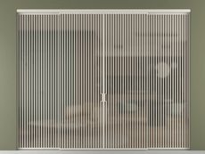 Перегородка Формато внутри проёма 4 створки