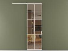 Перегородка Формато вдоль стены 1 створка